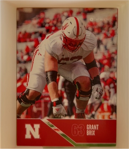 2024 ONIT Athlete Nebraska Cornhuskers Football Card #B-88 Grant Brix — front