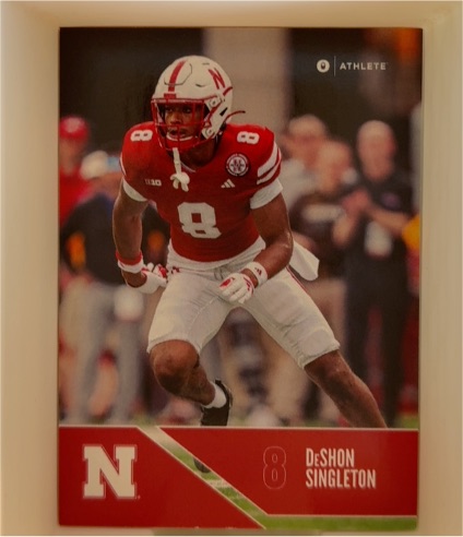 2024 ONIT Athlete Nebraska Cornhuskers Football #B-8 DeShon Singleton — front