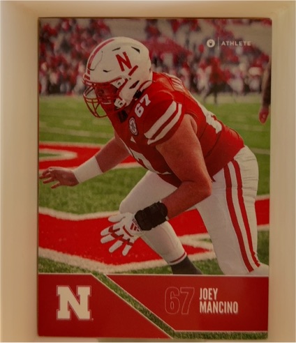 2024 Onit Athlete Nebraska Cornhuskers Football #B-91 Joey Mancino — front