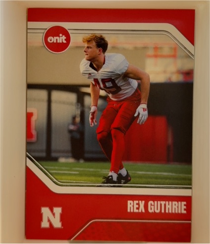 2025 Onit # Rex Guthrie — front