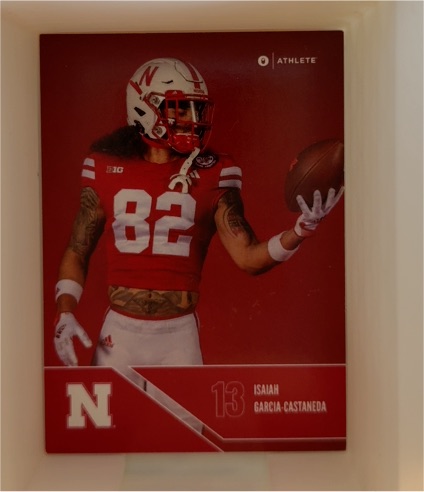 2024 ONIT Athlete Nebraska Cornhuskers Football #13 Isaiah Garcia-Castaneda — front