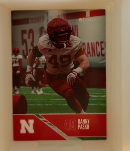 2024 ONIT Athlete Nebraska Cornhuskers Football #49 Danny Pasko — front