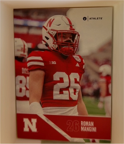 2024 ONIT Athlete Nebraska Cornhuskers Football #26 Roman Mangini — front