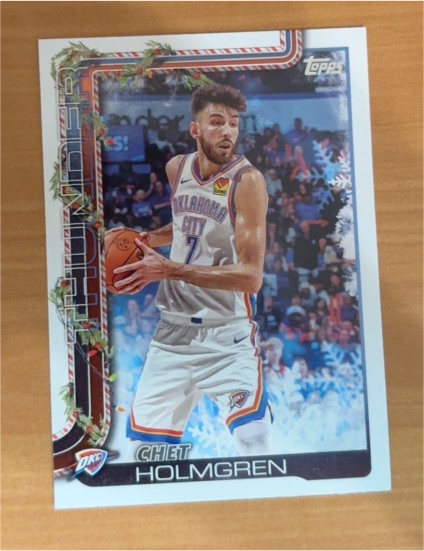 2025-26 Topps Holiday #H93 Chet Holmgren — front