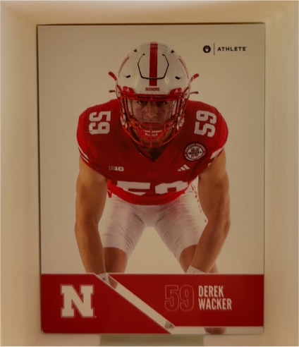 2024 ONIT Athlete Nebraska Cornhuskers #59 Derek Wacker — front