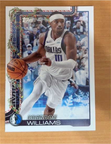 2025-26 Topps Holiday #H138 Brandon Williams — front