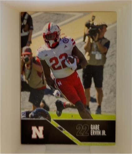 2024 Onit Nebraska Cornhuskers #22 Gabe Ervin Jr. — front