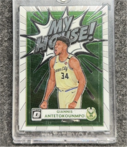 2020-21 Panini Donruss Optic #2 Giannis Antetokounmpo My House — front