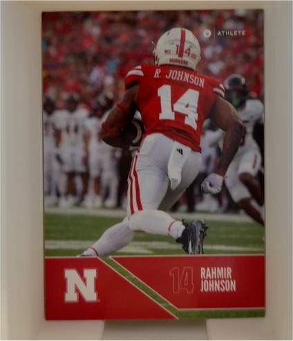 2024 ONIT Nebraska Cornhuskers #14 Rahmir Johnson — front