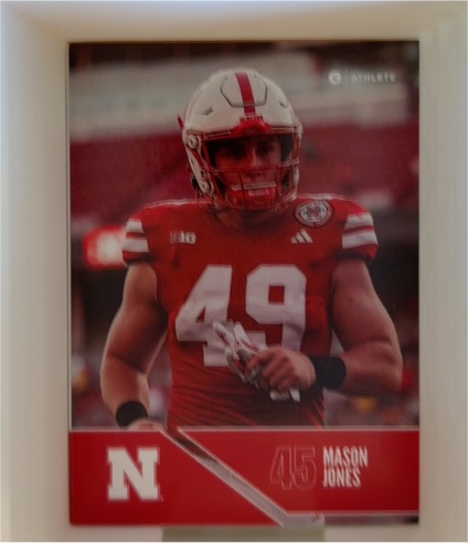 2024 ONIT Athlete Nebraska Cornhuskers Football #B-64 Mason Jones — front