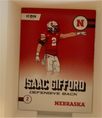 2024 Onit Icon Series Insert #IC-2 Isaac Gifford — front