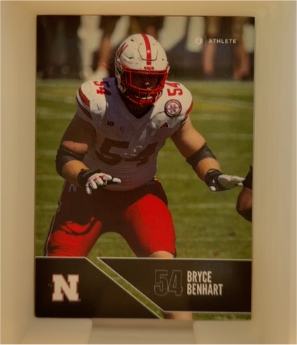 2024 ONIT Nebraska Cornhuskers Football #54 Bryce Benhart — front