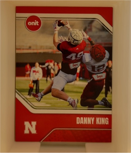 2025 Onit Danny King Nebraska Cornhuskers — front