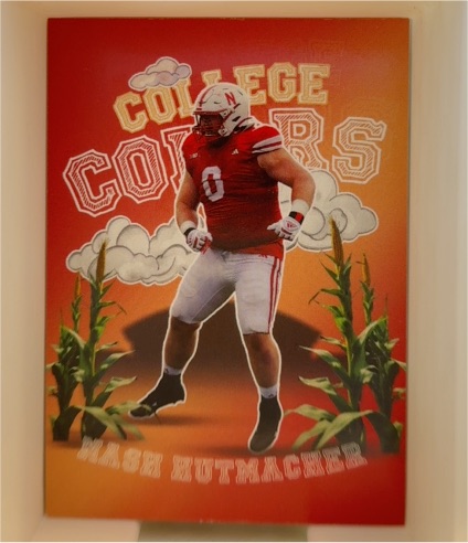 2024 Onit College Colors Insert #CC-1 Isaac Gifford Nebraska Cornhuskers Football — front
