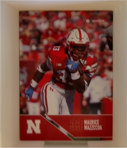 2024 ONIT Athlete Nebraska Cornhuskers Football Card #B-33 Maurice Mazzccua — front