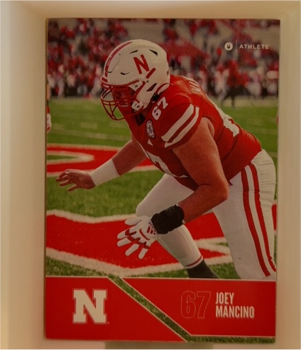 2024 Onit Athlete Nebraska Cornhuskers Football #B-67 Joey Mancino — front