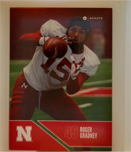 2024 Onit Nebraska Cornhuskers #45 Roger Gradney — front