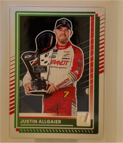 2025 Panini Donruss #5 Justin Allgaier — front