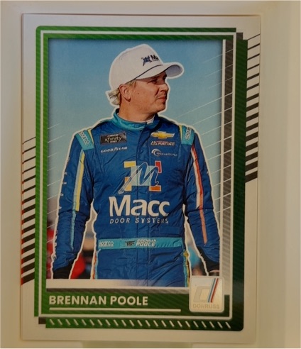 2025 Donruss Racing #43 Brennan Poole — front