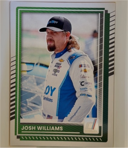 2025 Donruss Racing #42 Josh Williams — front