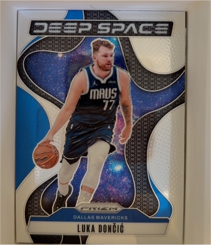 2024-25 Panini Prizm #4 Luka Dončić Deep Space Silver Prizm — front