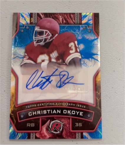 2024 Topps Resurgence Signatures #RS-CO Christian Okoye — front