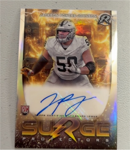 2024 Topps Resurgence Surge Protectors Signatures Jackson Powers-Johnson #SPS-JP — front