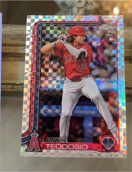2025 Topps Chrome #198 Bryce Teodosio — front