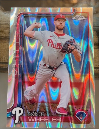 2025 Topps Chrome #189 Zack Wheeler — front