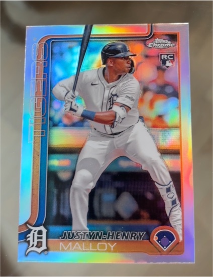 2025 Topps Chrome #269 Justyn-Henry Malloy — front