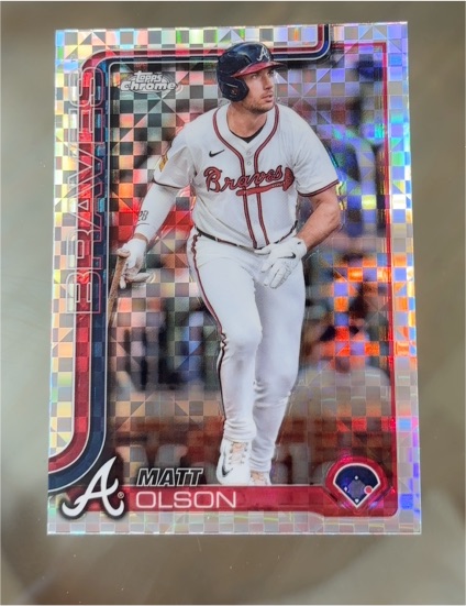 2025 Topps Chrome #193 Matt Olson — front