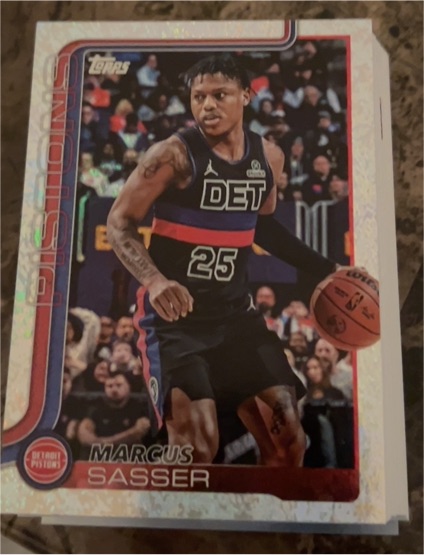 2025-26 Topps #46 Marcus Sasser — front