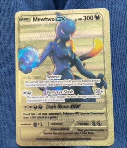 2020 Pokémon Mewtwo GX #300 — front