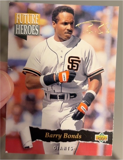 1993 Upper Deck Future Heroes #56 Barry Bonds — front