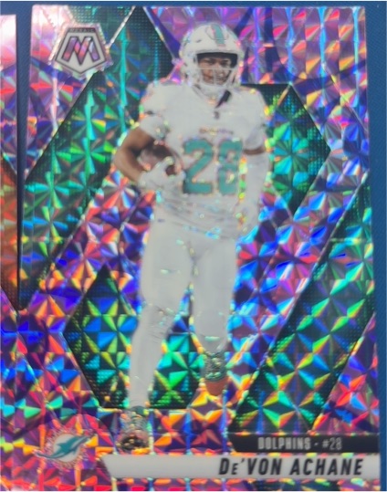 2025 Panini Mosaic #28 De'Von Achane — front