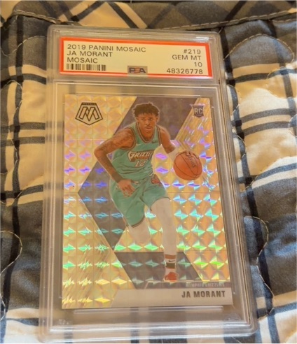 2019 Panini Mosaic #219 Ja Morant — front