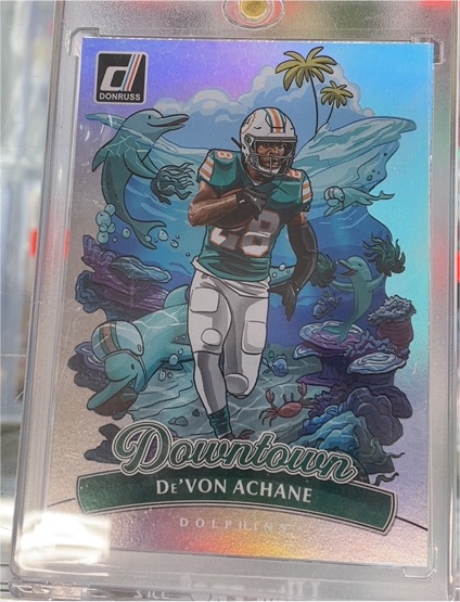 2025 Panini Donruss #10 De'Von Achane Downtown — front