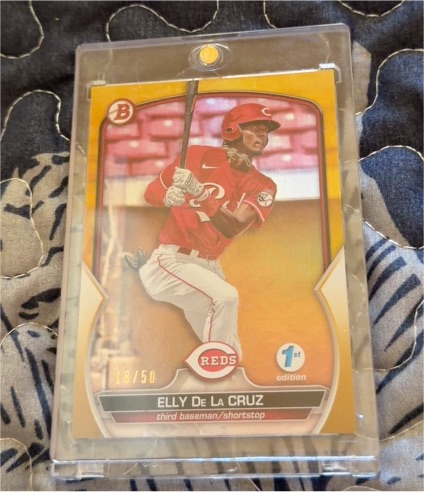 2023 Bowman 1st Edition #BPPF-65 Elly De La Cruz — front
