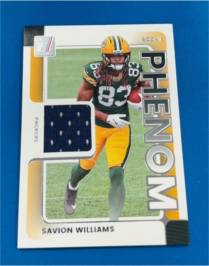 2025 Donruss Rookie Phenom #RPJ-SWS Savion Williams — front