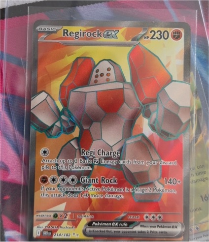 2025 Pokémon #214 Regirock ex — front