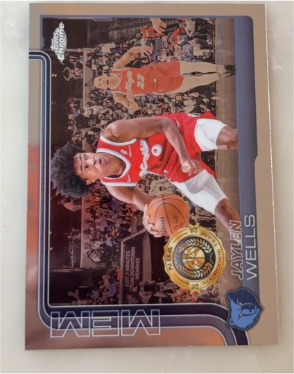 2025-26 Topps Chrome #200 Jaylen Wells — front