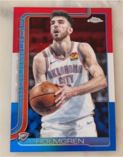 2025-26 Topps Chrome #134 Chet Holmgren — front