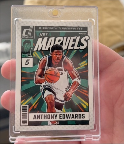 2024-25 Panini Donruss #5 Anthony Edwards Net Marvels — front