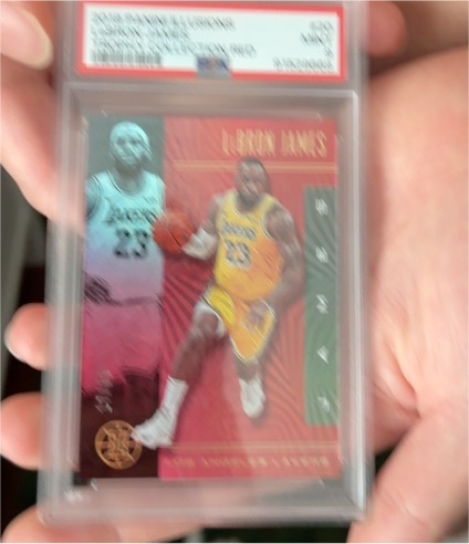 2019-20 Panini Illusions #20 LeBron James — front