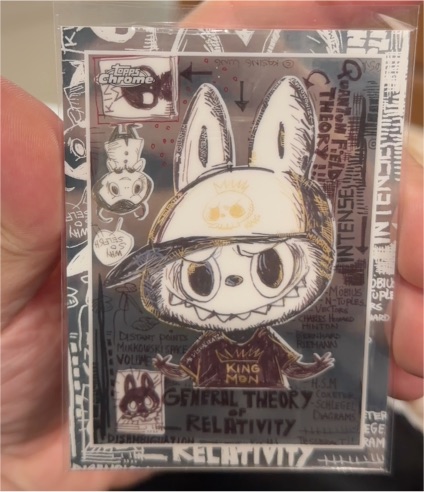 2025 Topps Chrome Labubu #1 Heaven by Kasing Lung — front