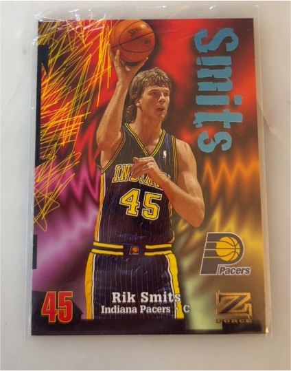 1997 SkyBox Z-Force #45 Rik Smits — front