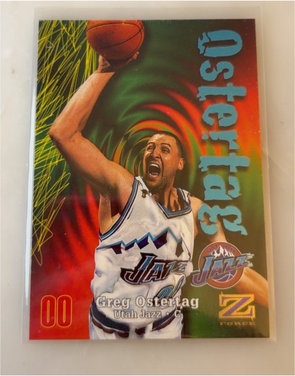 1997-98 Skybox Z-Force #188 Greg Ostertag — front
