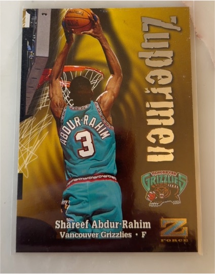 1997-98 SkyBox Z-Force #208 Shareef Abdur-Rahim — front