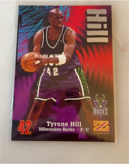 1997-98 Skybox Z-Force #123 Tyrone Hill — front