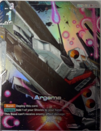2024 Gundam TCG Dual Impact GD02-129 Argama R+ Alternate Art — front